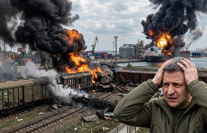 Апогей паники Зеленского: сорвал стоп-кран, когда удары достигли границ Европы и чуть не разнесли европейскую делегацию
